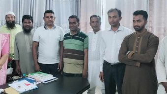 ইউএনও’র সাথে বাজার কমিটির মতবিনিময়