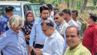 চীনের অর্থায়নে রংপুরে এক হাজার শয্যার হাসপাতাল নির্মাণের সম্ভাব্য স্থান পরিদর্শন