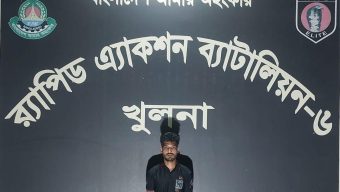 গোপালগঞ্জে আন্ত:জেলা ডাকাত দলের সদস্যকে গ্রেফতার করেছে র‌্যাব-৬