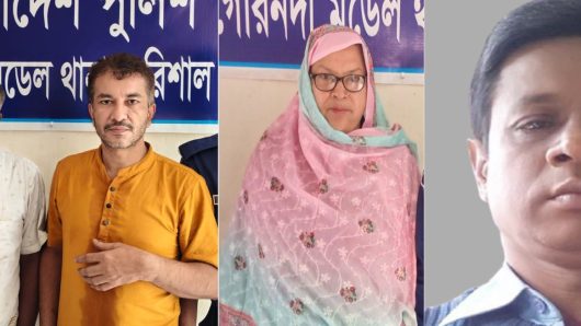 বরিশালে আওয়ামী লীগের চার নেতা-নেত্রী গ্রেপ্তার