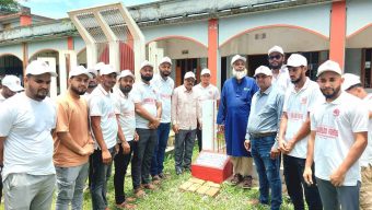 বালাগঞ্জে কলেজ ক্যাম্পাসে ফুলবাগান প্রকল্পের উদ্বোধন