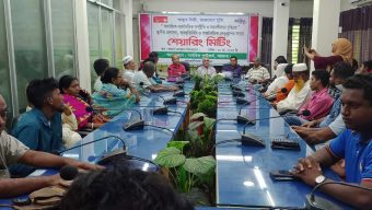 সামাজিক ও  রাজনৈতিক সম্প্রীতি এবং সহনশীলতা বৃদ্ধিতে স্থানীয় প্রশাসন, জনপ্রতিনিধি ও রাজনৈতিক নেতৃবৃন্দের সাথে শেয়ারিং  সভা অনুষ্ঠিত হয়।