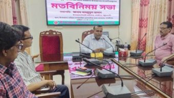 গলাচিপায় সাংবাদিকদের সাথে ইউএনও’র মতবিনিময়