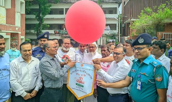 প্রতিটি কর্মক্ষেত্রে নিরাপত্তা নিশ্চিত করা এই দাবিতে রংপুরে  মে দিবস পালিত