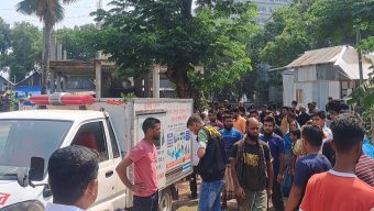 গোপালগঞ্জের কোটালীপাড়া উপজেলার তারাশী গ্রামের বাড়ি এএসপির পলাশ সাহার শেষকৃত্য সম্পন্ন