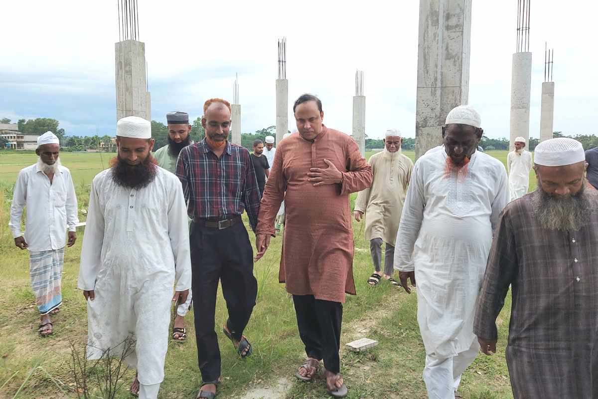 বালাগঞ্জে মসজিদ পুননির্মাণে প্রবাসী আব্দুল আজিজ মাসুক’র ৫লাখ টাকা অনুদান ঘোষণা