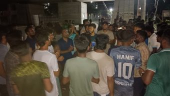 আ’লীগের কার্যক্রম নিষিদ্ধ, গোবিপ্রবিতে আনন্দ মিছিল