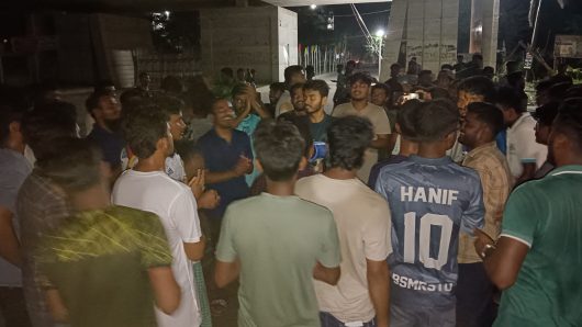 আ’লীগের কার্যক্রম নিষিদ্ধ, গোবিপ্রবিতে আনন্দ মিছিল