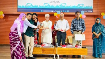 টেকসই নগর পরিকল্পনা প্রতিযোগিতায় তৃতীয় খুলনা বিশ্ববিদ্যালয় দল