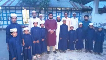 বোরহানউদ্দিনে হিফজুল কোরআন বিভাগের এতিম  শিক্ষার্থীদের হাতে ঈদ উপহার পৌঁছে দিলেন ইউএনও